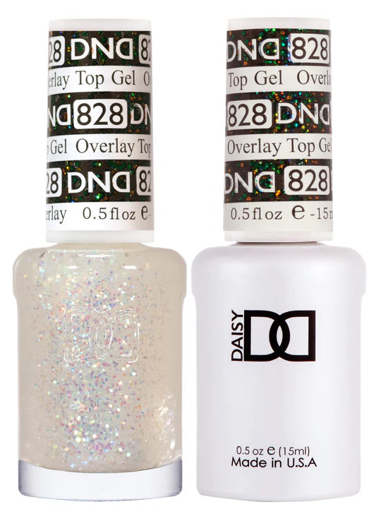 #828 DND Overlay Top Gel Duo