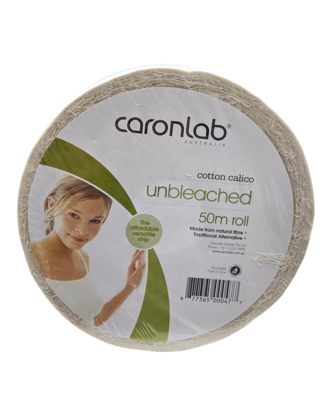 Caronlab Calico Unbleached Roll 50m