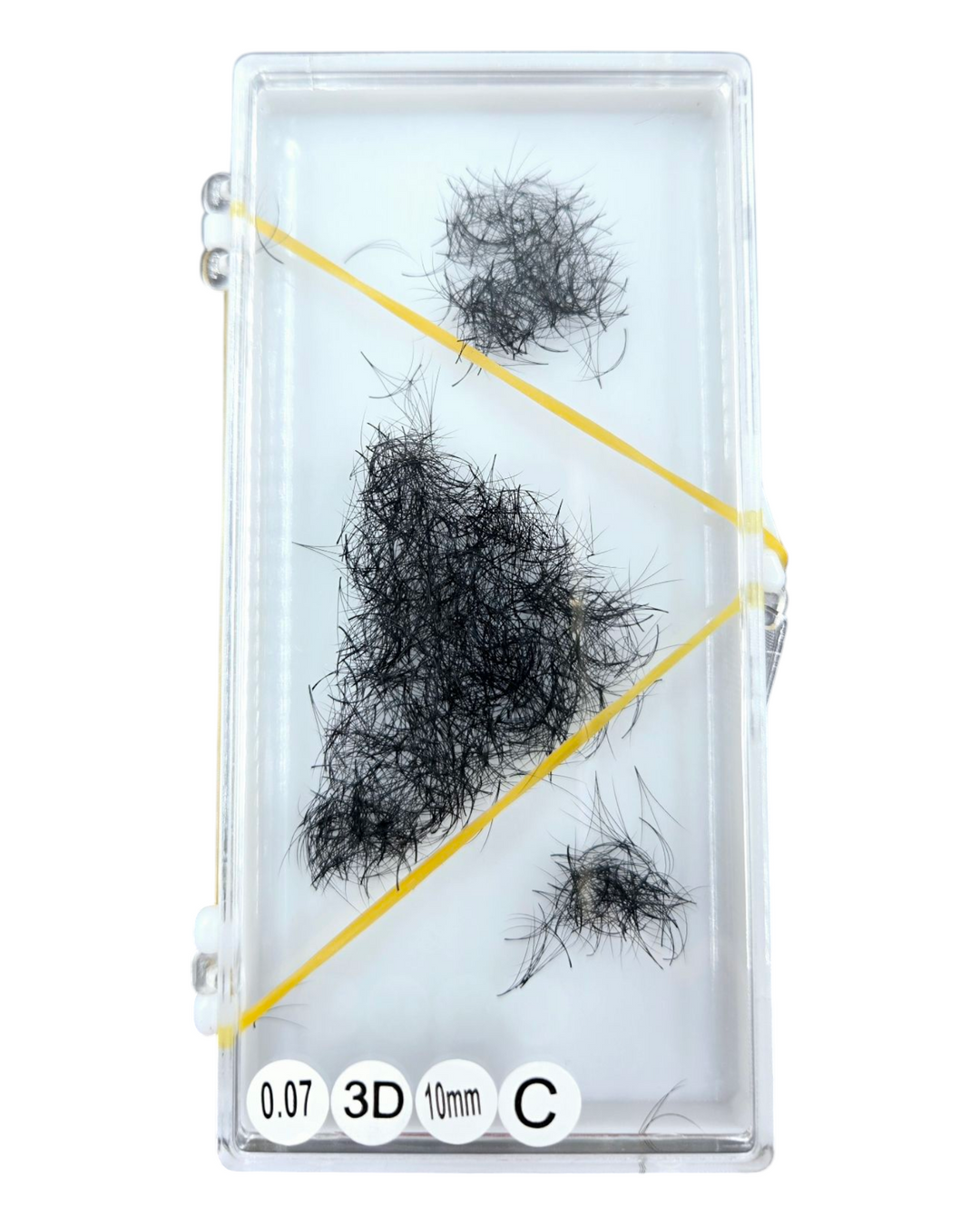 Pre-made Fans 3D 10mm 0.07 C-curl (500 fans)