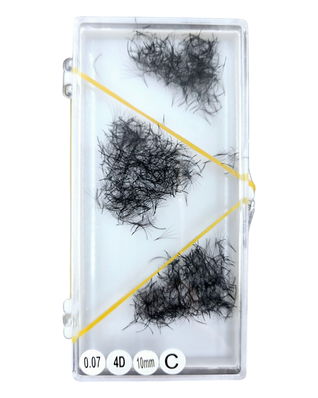 Pre-made Fans 4D 10mm 0.07 C-curl (500 fans)