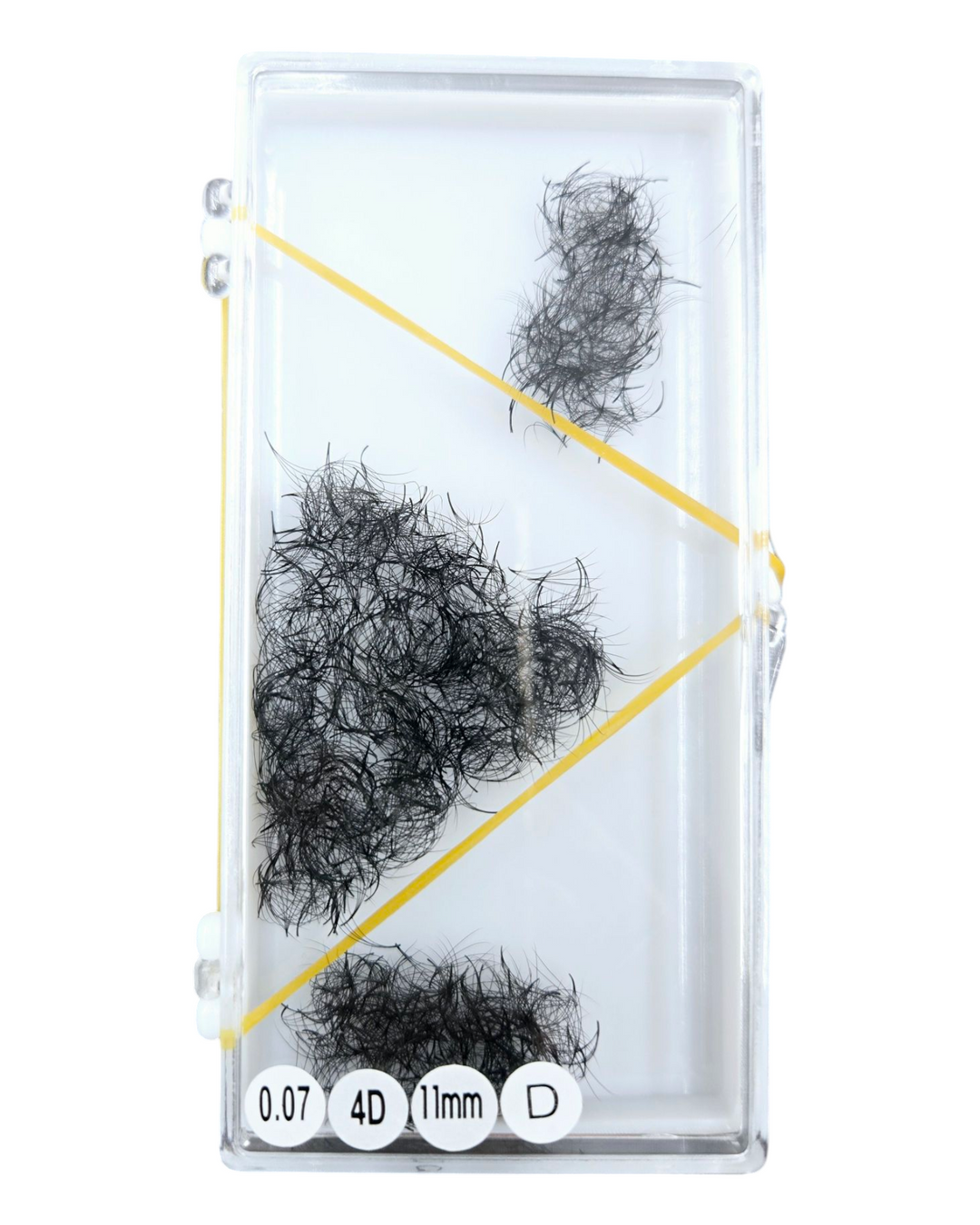 Pre-made Fans 4D 11mm 0.07D -curl (500 fans)