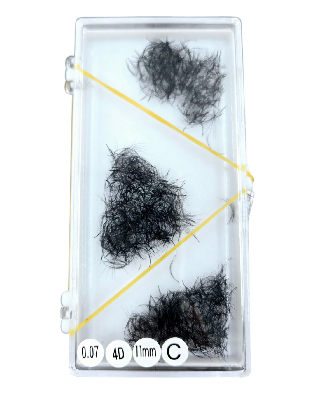 Pre-made Fans 4D 11mm 0.07 C-curl (500 fans)