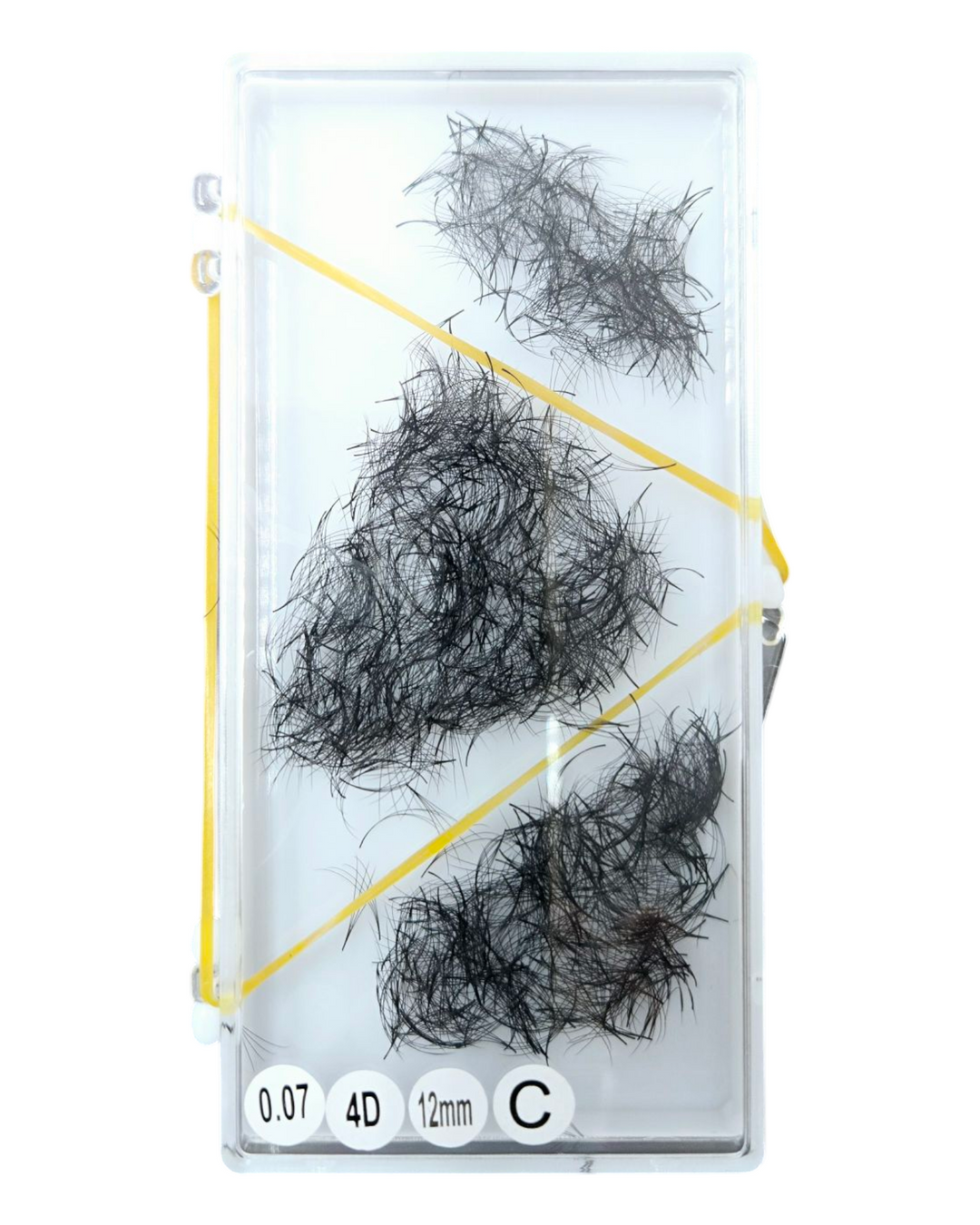 Pre-made Fans 4D 12mm 0.07C -curl (500 fans)