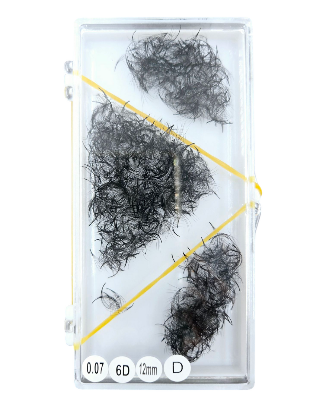 Pre-made Fans 6D 12mm 0.07 D-curl (500 fans)