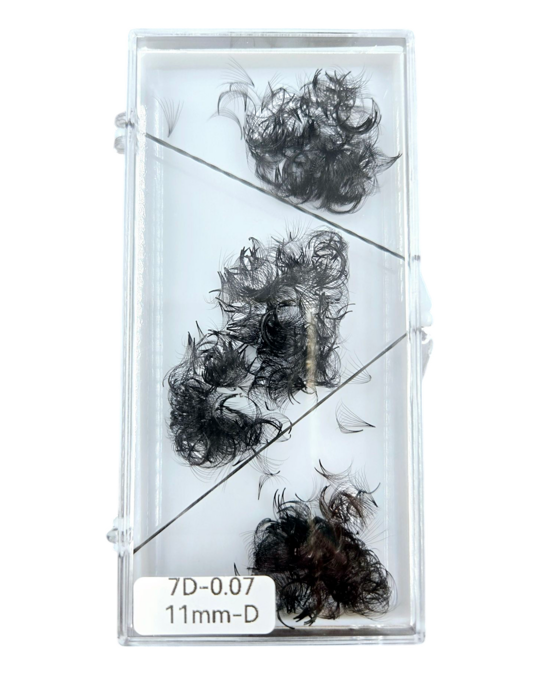 Pre-made Fans 7D 11mm 0.07 D-curl (500 fans)