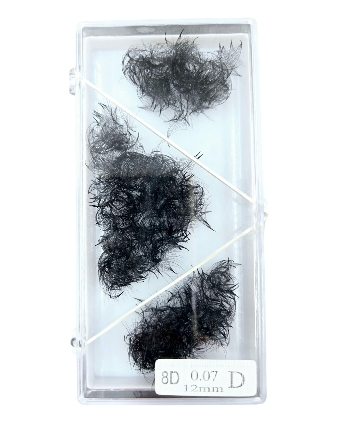 Pre-made Fans 8D 12mm 0.07 D-curl (500 fans)