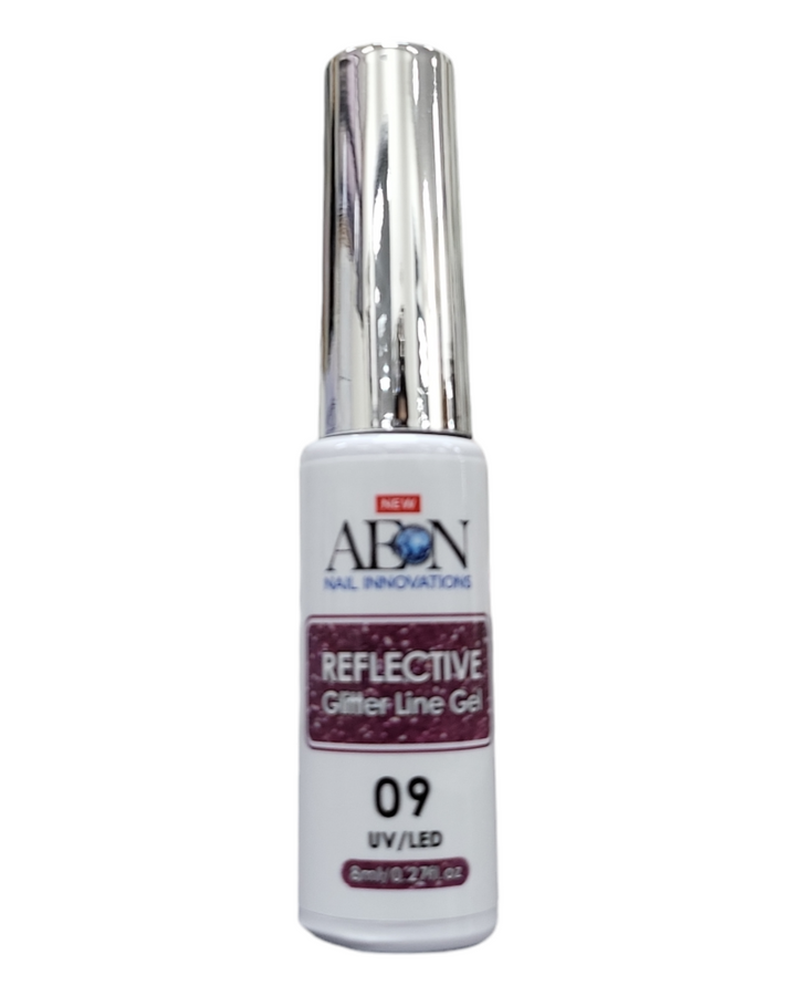 Aeon Nail Art Gel - Reflective Glitter Line Gel 09