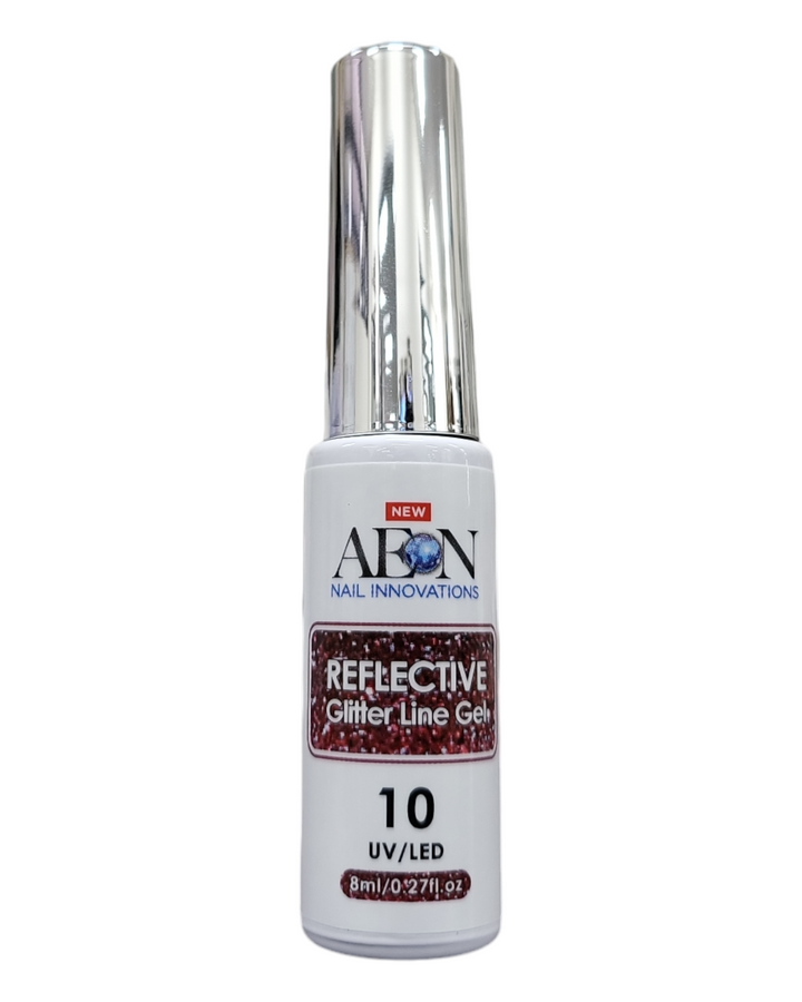 Aeon Nail Art Gel - Reflective Glitter Line Gel 10