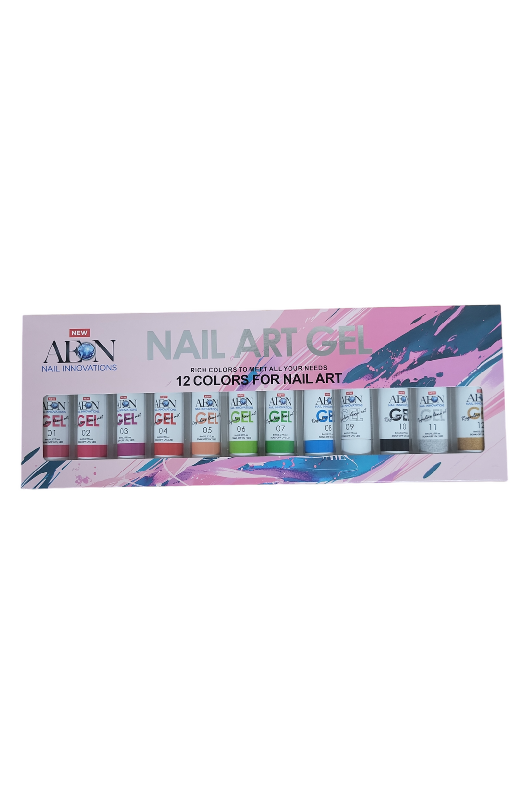 Aeon Nail Art Gel - Regular Line Art Gel Set