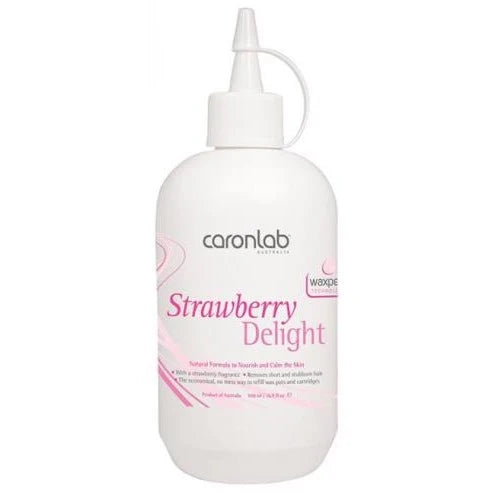 Caronlab Strawberry Creme Strip Wax (Refill with Nozzle 500g)