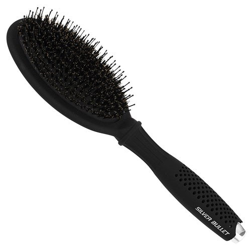 Silver Bullet Black Velvet - Cushion