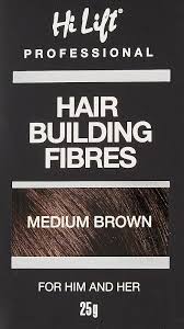 Hi lift - HAIR BUILDING FIBRES 25g - MEDIUM BROWN