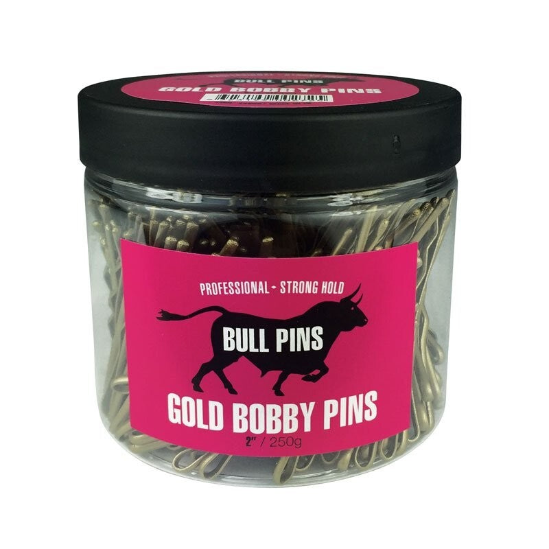 BULL PINS - BOBBY PINS 2" - Gold 250g
