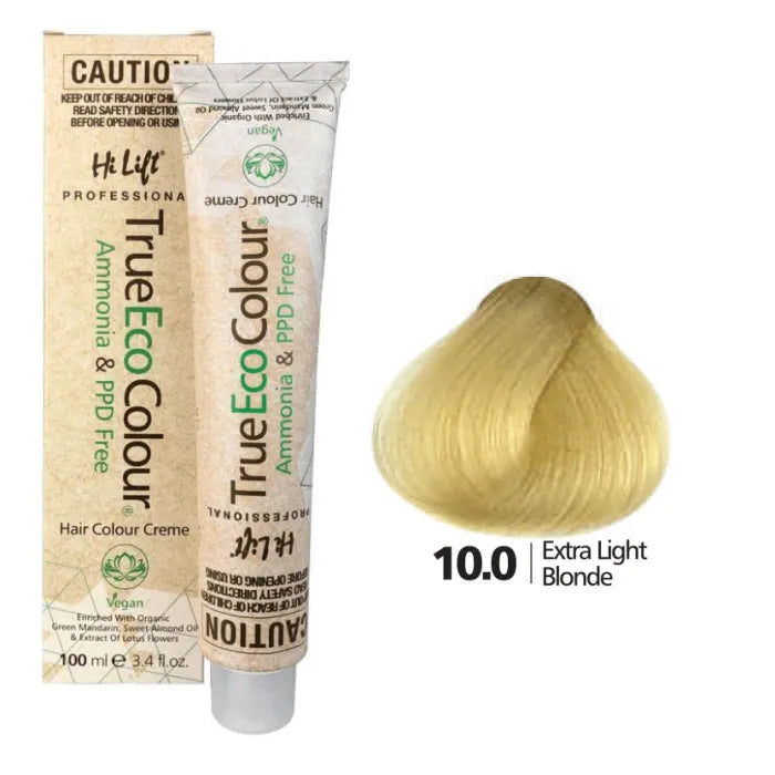10.0 Extra Light Blone - Hi Lift TrueEcoColour (Ammonia & PPD free)