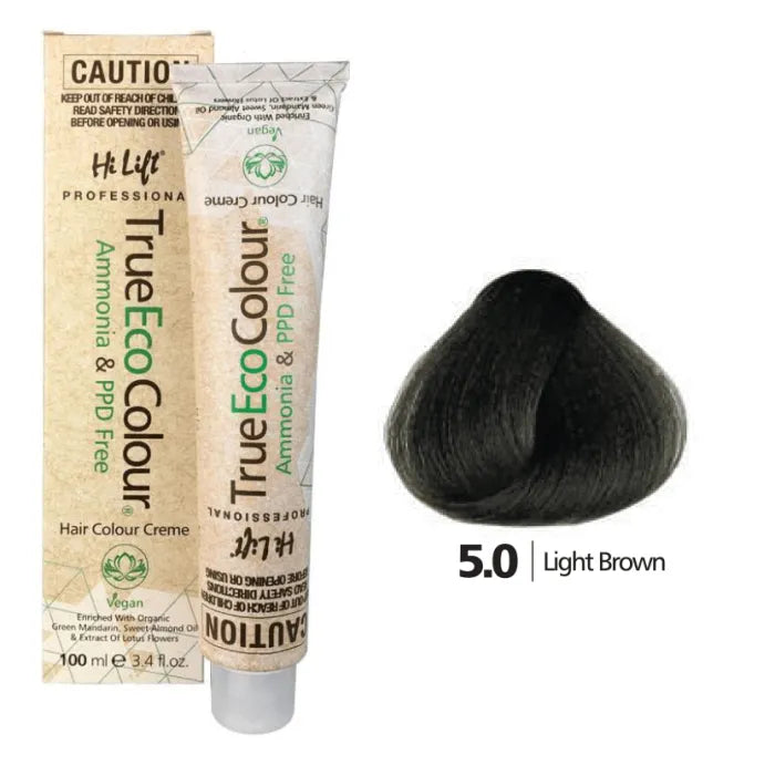 5.0 Light Brown - Hi Lift TrueEcoColour (Ammonia & PPD free)