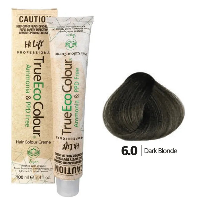 6.0 Dark Blone - Hi Lift TrueEcoColour (Ammonia & PPD free)