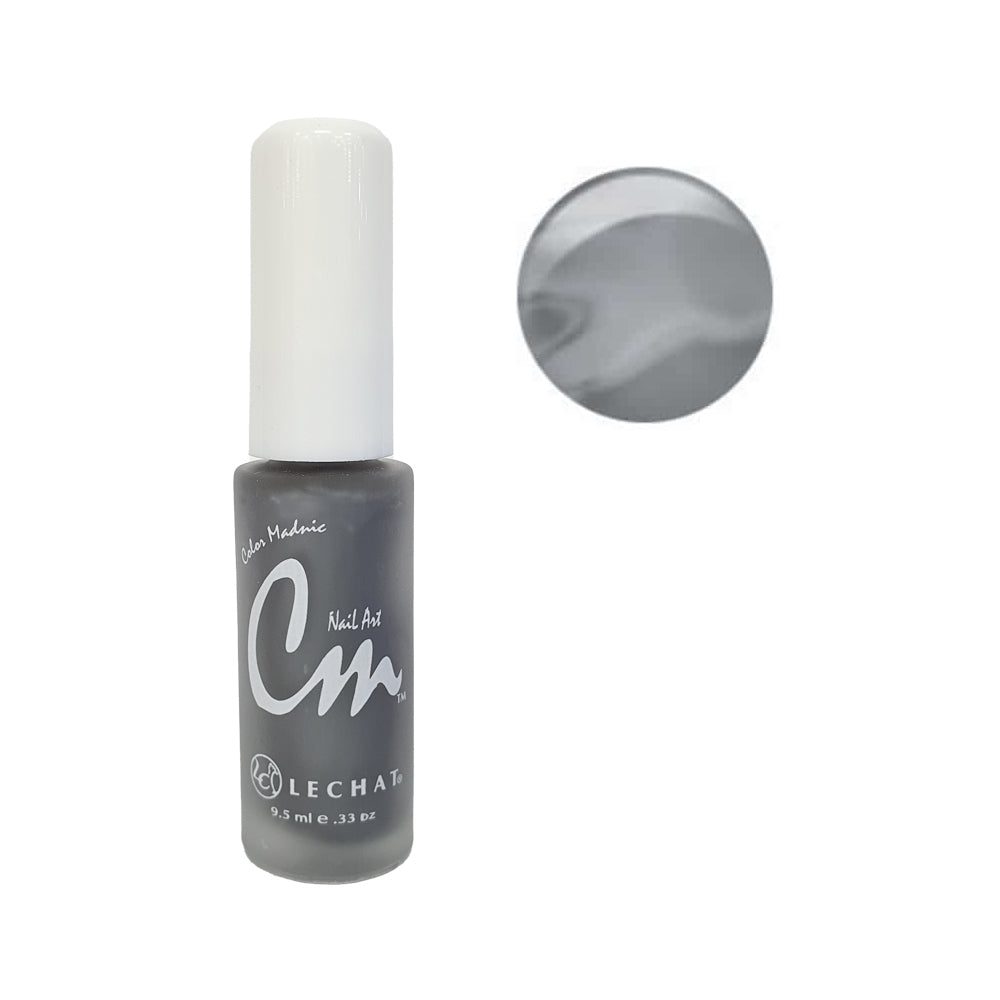 Lechat CM Nail Art Lacquer - NA26 Dark Silver (9.5ml)