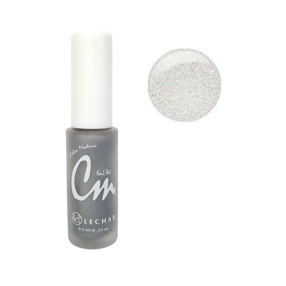 Lechat CM Nail Art Lacquer - NA42 Silver Reflection (9.5ml)