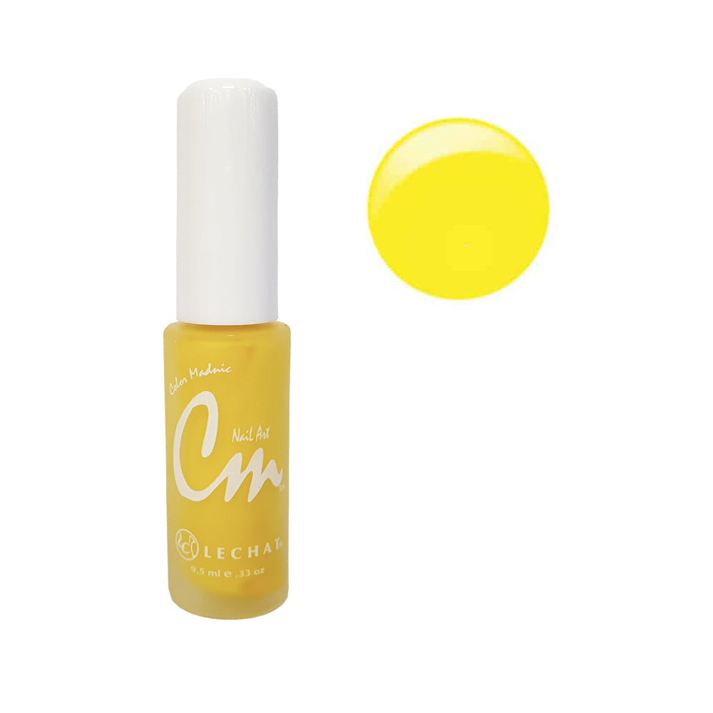 Lechat CM Nail Art Lacquer - NAS02 Sonic Yellow (9.5ml)
