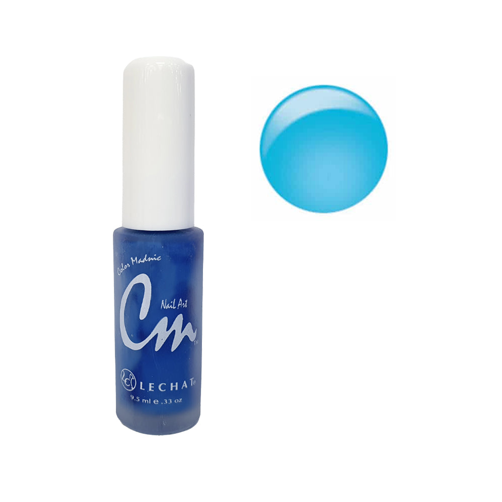 Lechat CM Nail Art Lacquer - NAS06 Blue Volt (9.5ml)