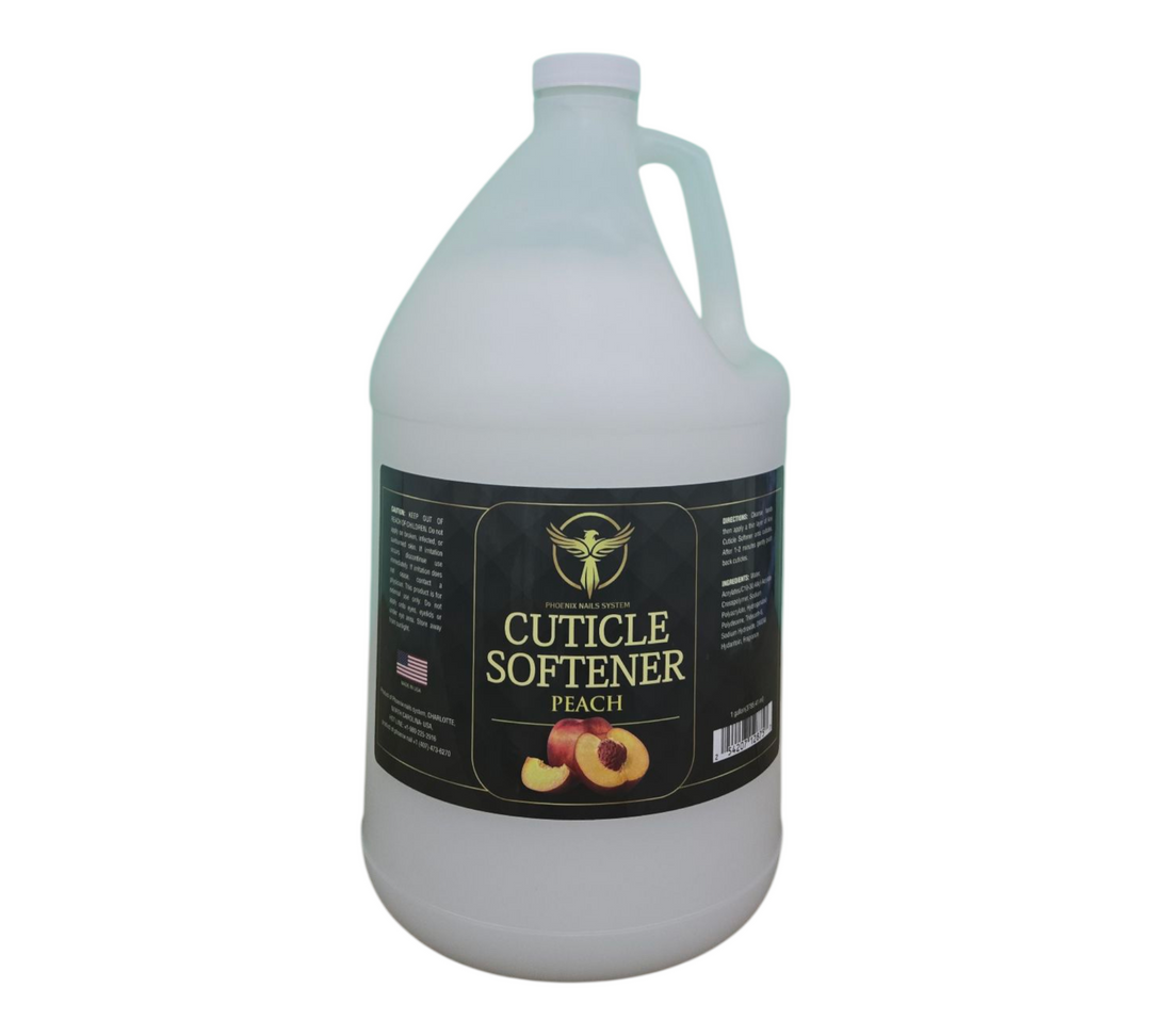 PHOENIX- CUTICLE SOFTENER PEACH - 1 Gallon