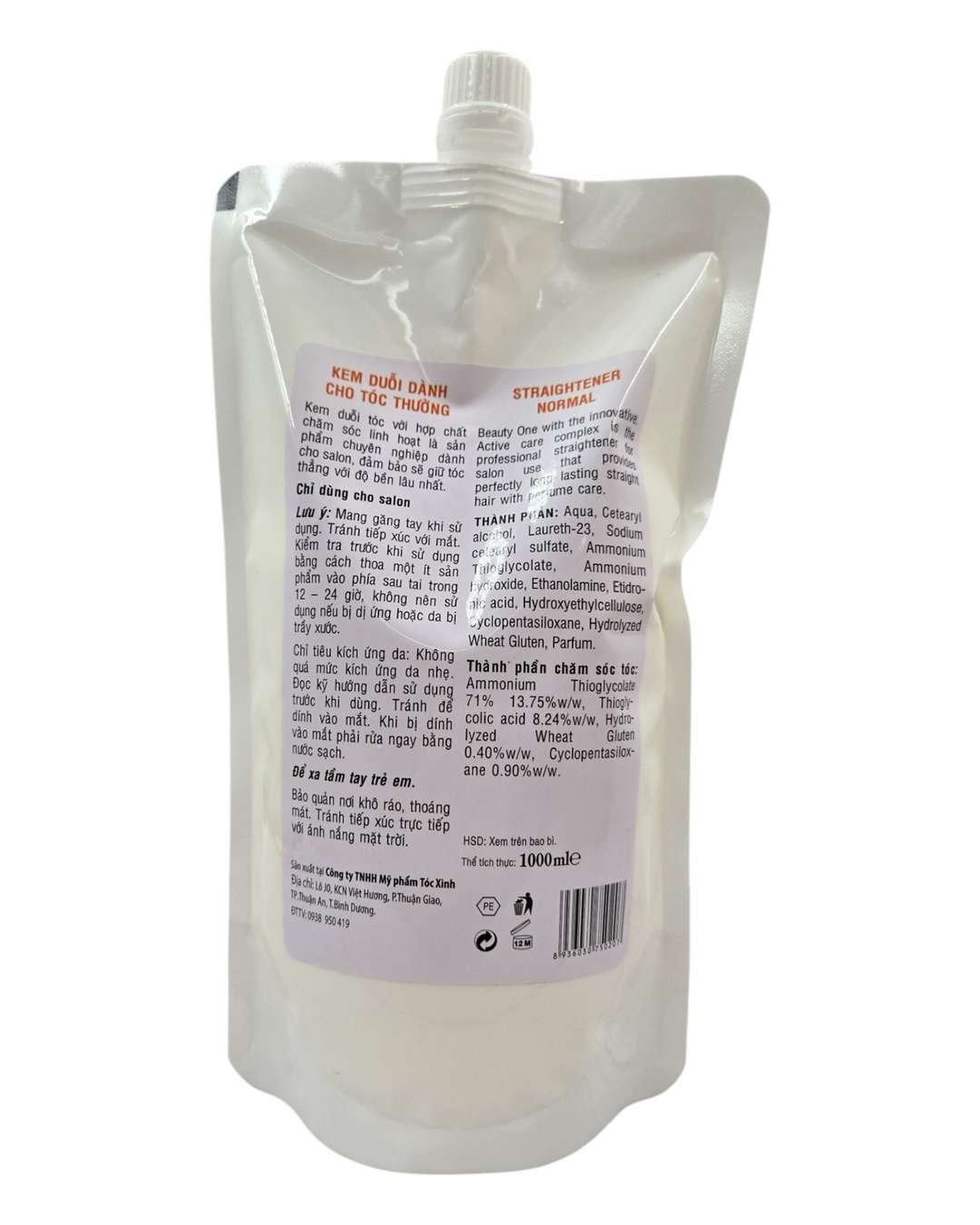 Beauty One Straightener Normal 1000mL