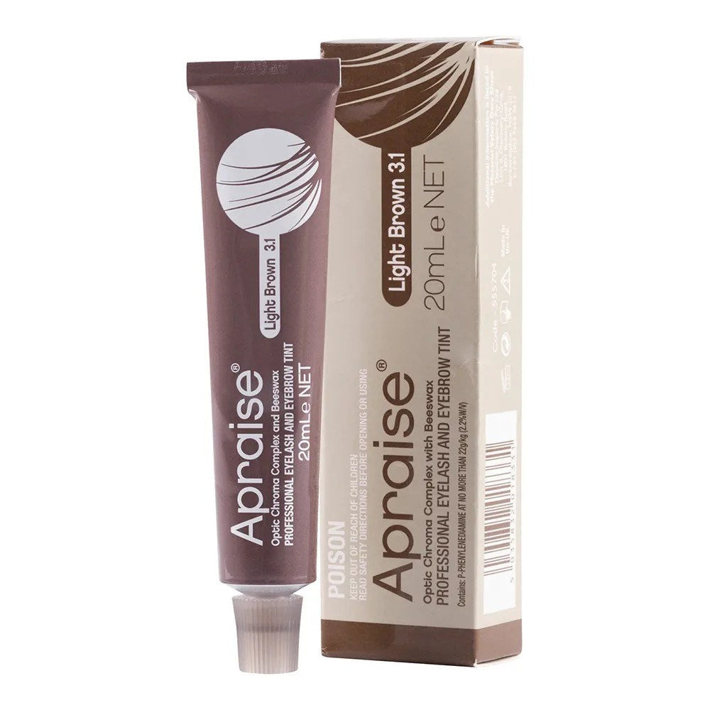 Apraise Eyelash And Eyebrow Tint - 3.1 Light Brown 20ml