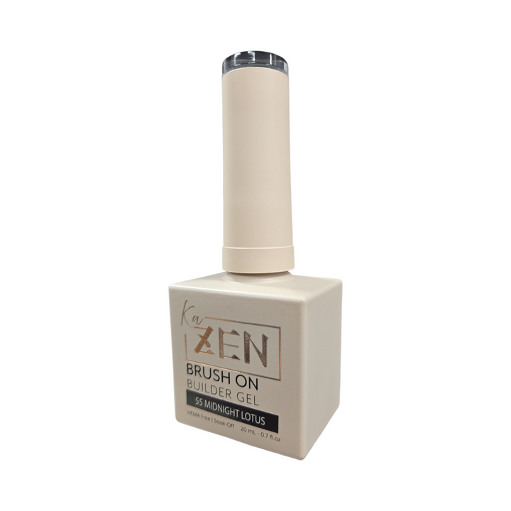 KAZEN | BRUSH ON BUILDER GEL NO.55 Midnight Lotus