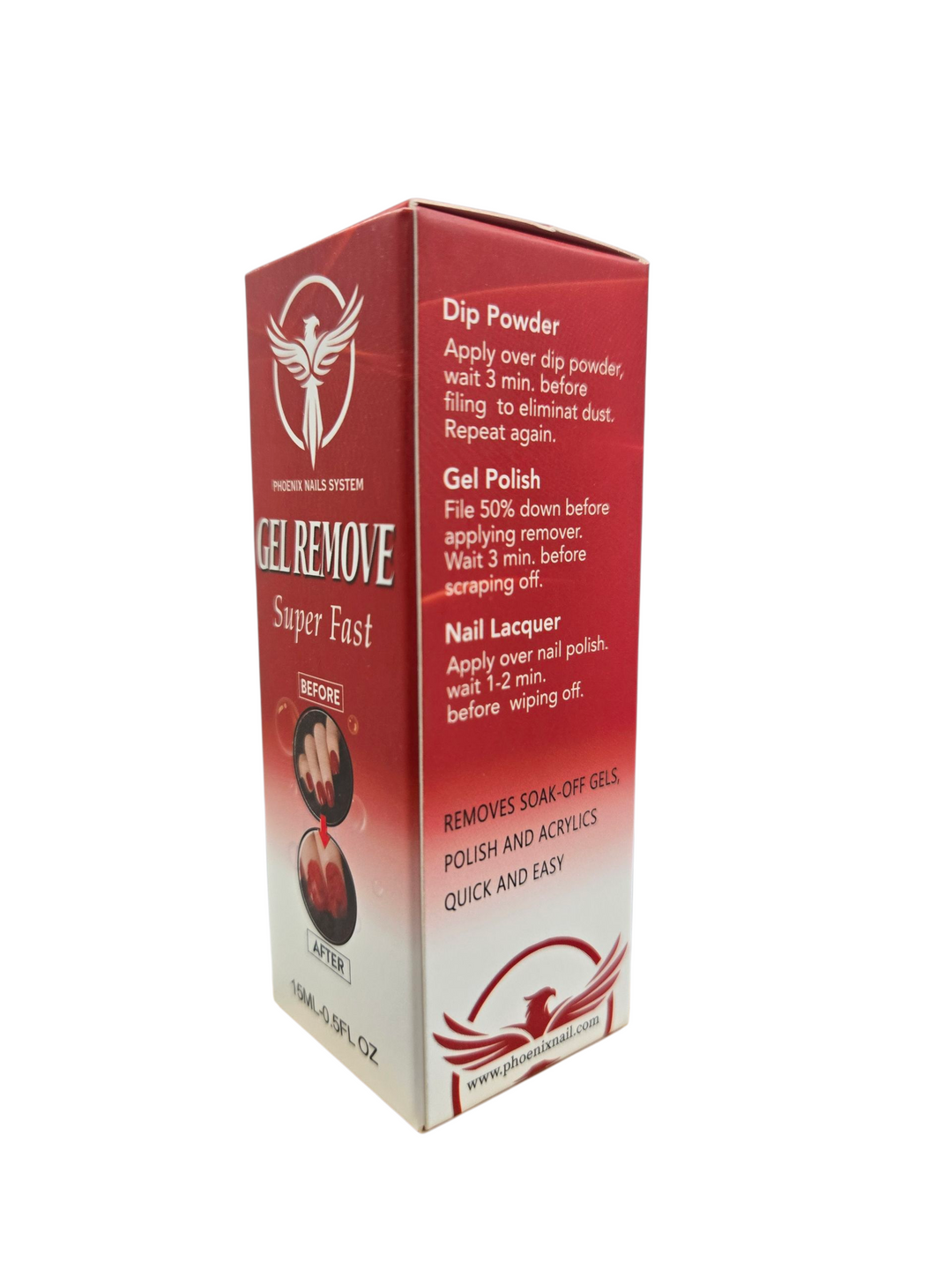 PHOENIX GEL REMOVE SUPER FAST - 15ml /0.5oz