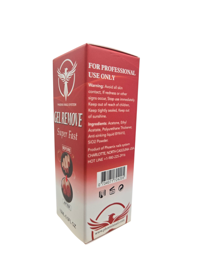 PHOENIX GEL REMOVE SUPER FAST - 15ml /0.5oz