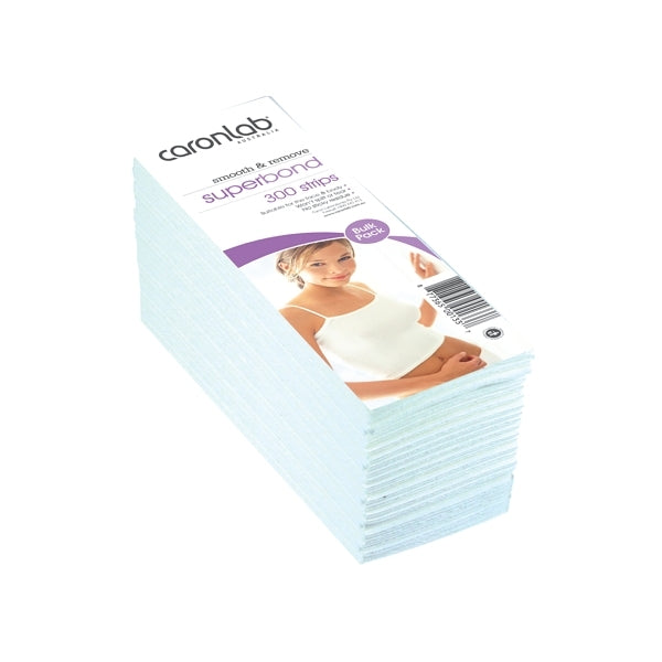 Caronlab Superbond Pre-Cut Wax Strips 300pk