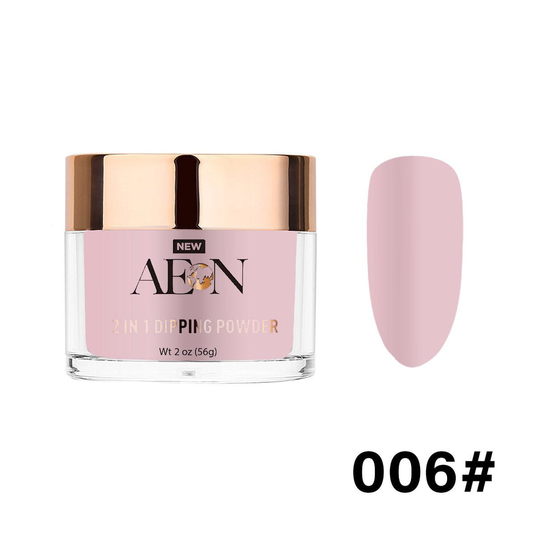 #006 - AEON Dipping Powder - Rare Pink 2oz - Oz Nails & Beauty Supply