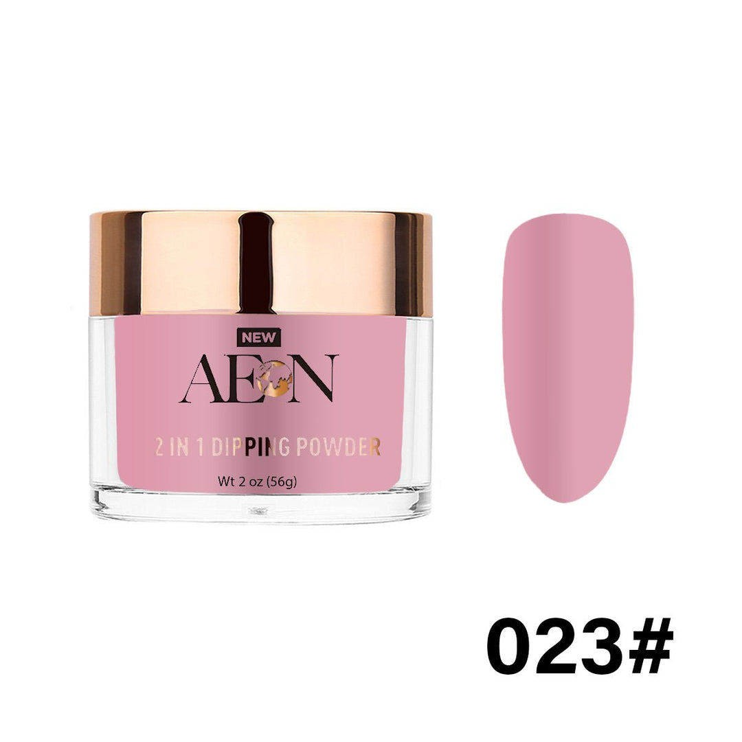 #023 - AEON Dipping Powder - We Pink Alike 2oz - Oz Nails & Beauty Supply