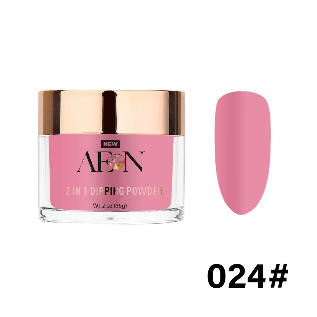 #024 - AEON Dipping Powder - In Carnation 2oz - Oz Nails & Beauty Supply