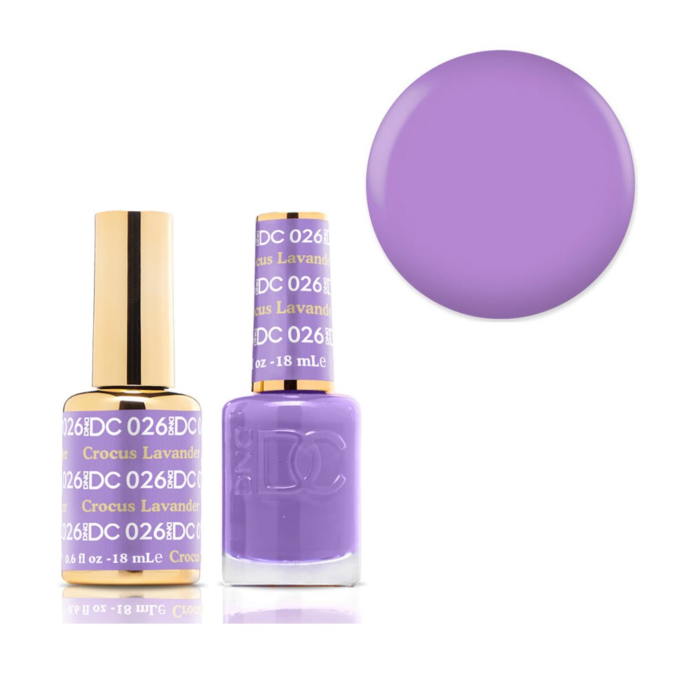 #026 DND DC Crocus Lavender - Oz Nails & Beauty Supply
