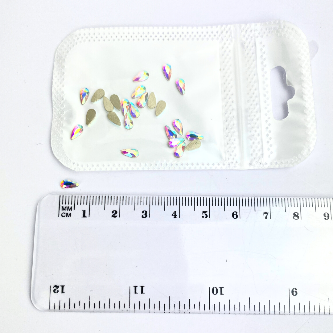 Tiny Teardrop Rhinestone - #107