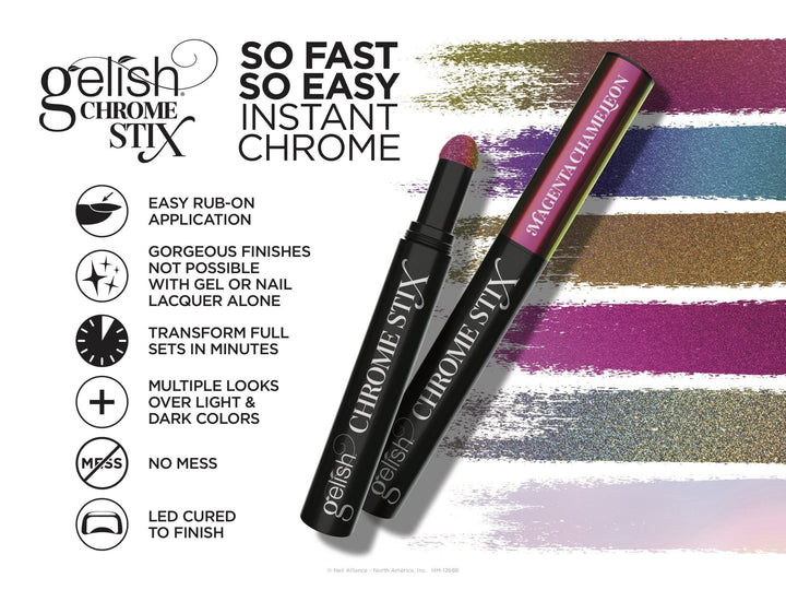 Gelish Chrome Stix 0.5g (0.02 Oz) - Magenta Chameleon