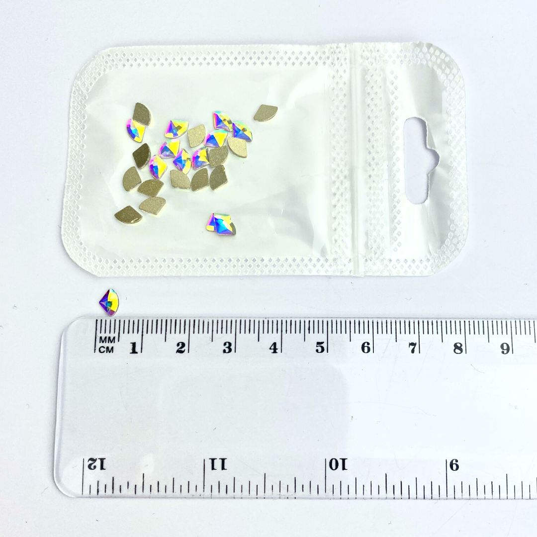 Fan Shaped Rhinestone - #128