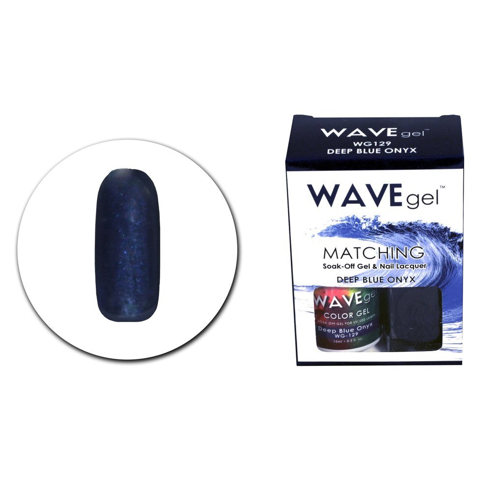 #129 - Wave Gel Duo - Deep Blue Onyx