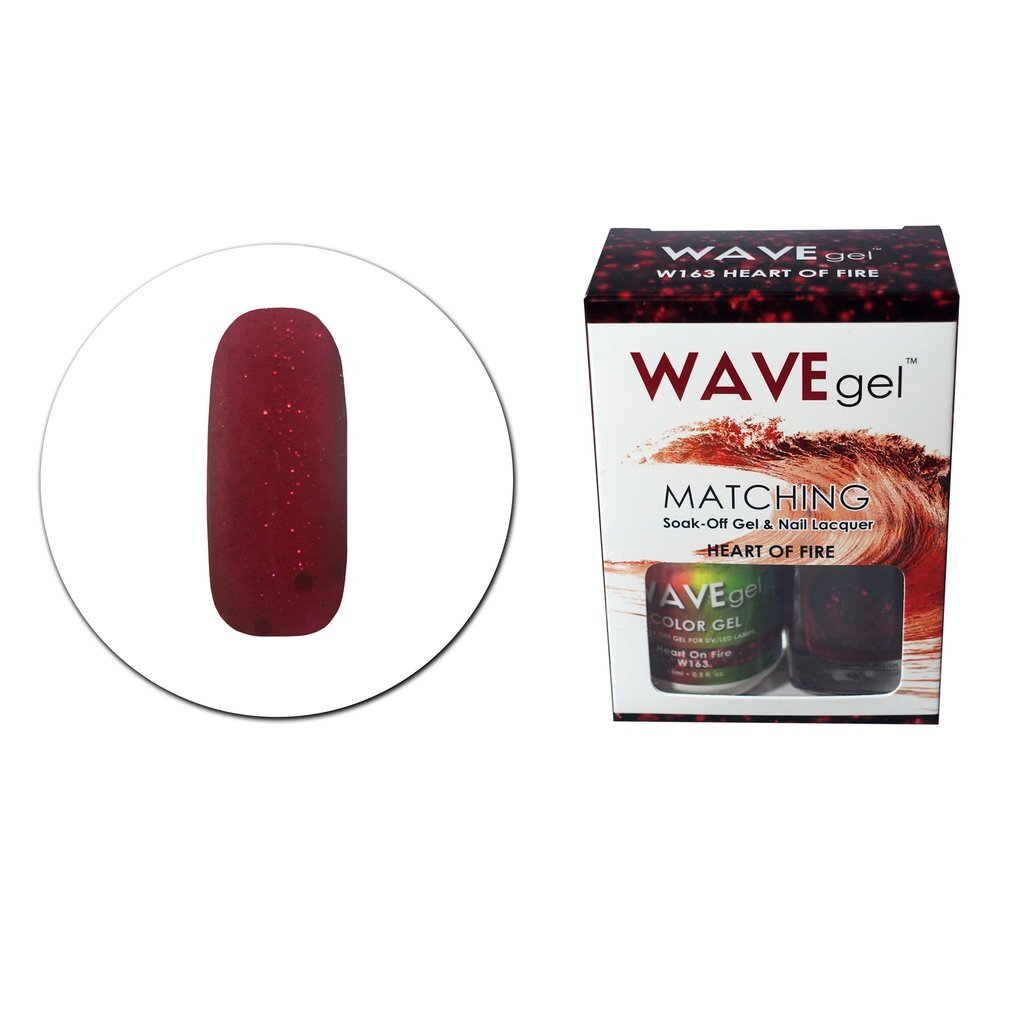 #163 - Wave Gel Duo - Heart on Fire