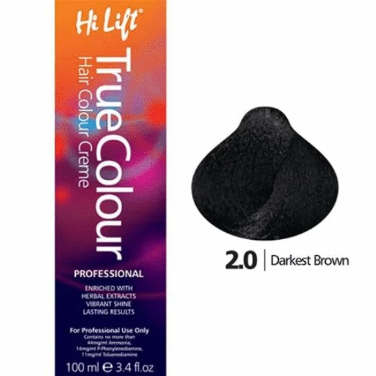 2.0 Darkest Brown - Hilift True Colour