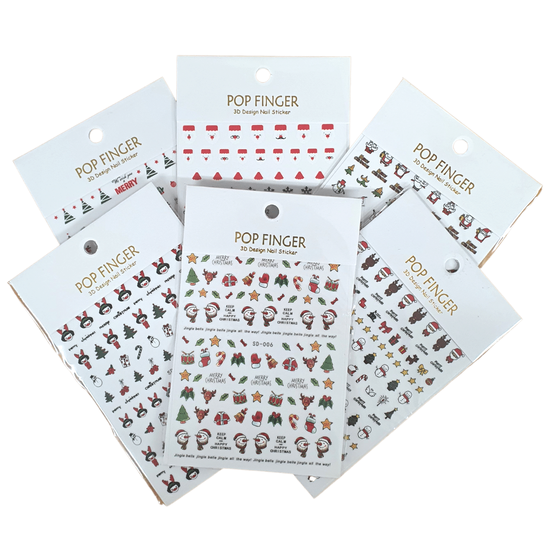 Christmas Sticker Nail Decals (SD)