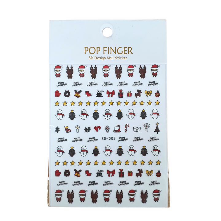 Christmas Sticker Nail Decals (SD)