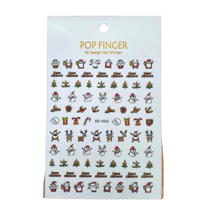 Christmas Sticker Nail Decals (SD)