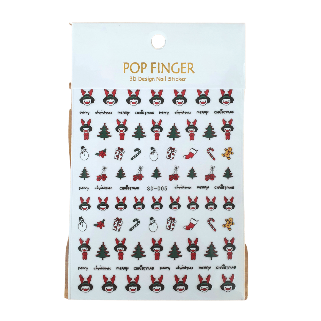 Christmas Sticker Nail Decals (SD)
