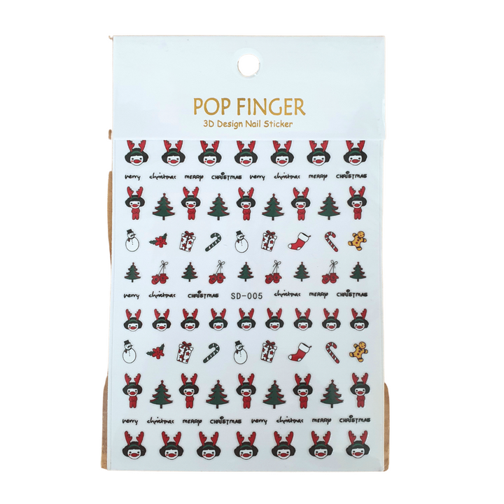 Christmas Sticker Nail Decals (SD)