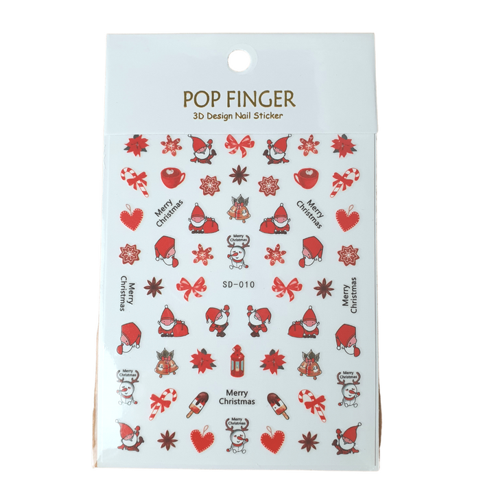 Christmas Sticker Nail Decals (SD)