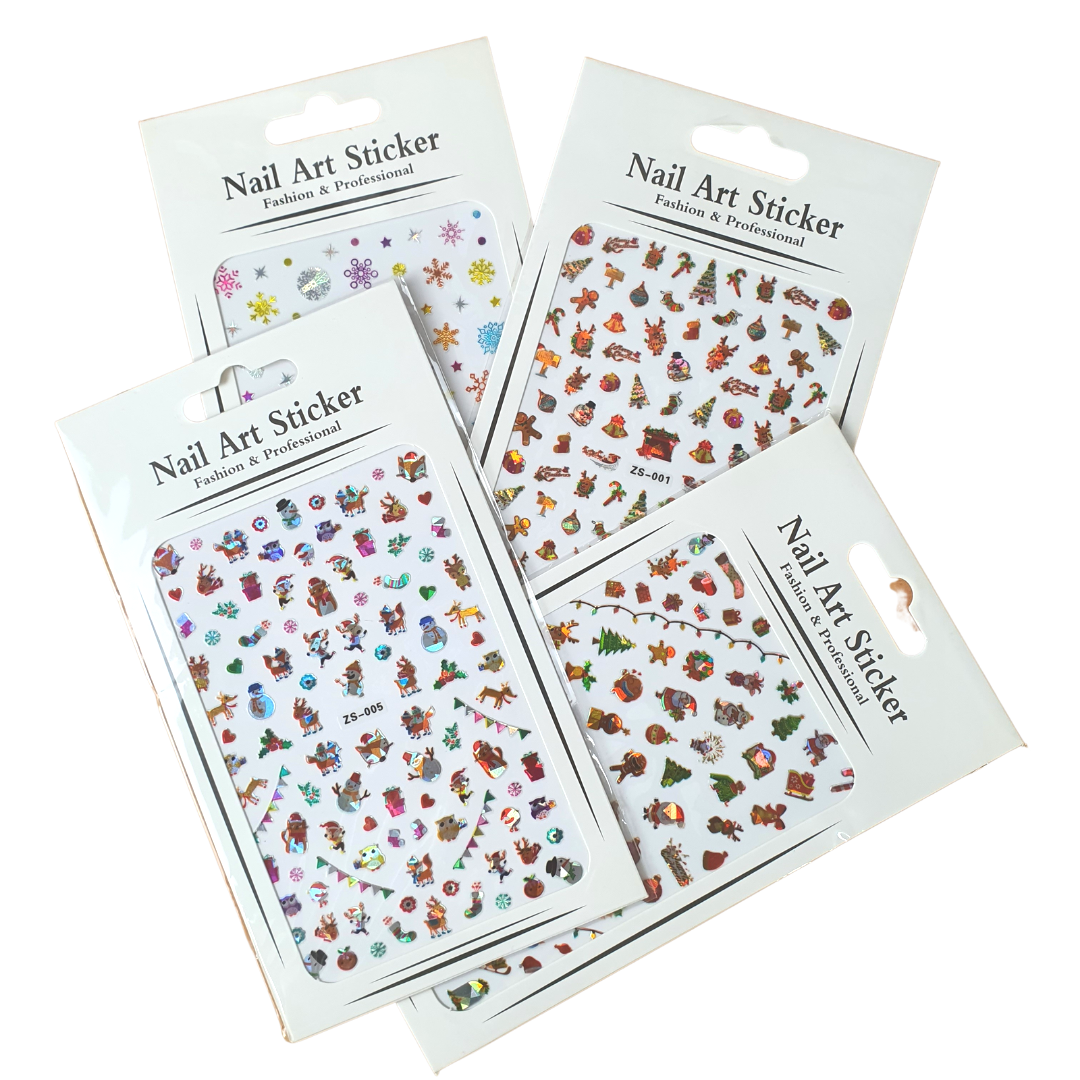 Christmas Sticker Nail Decals (ZS)