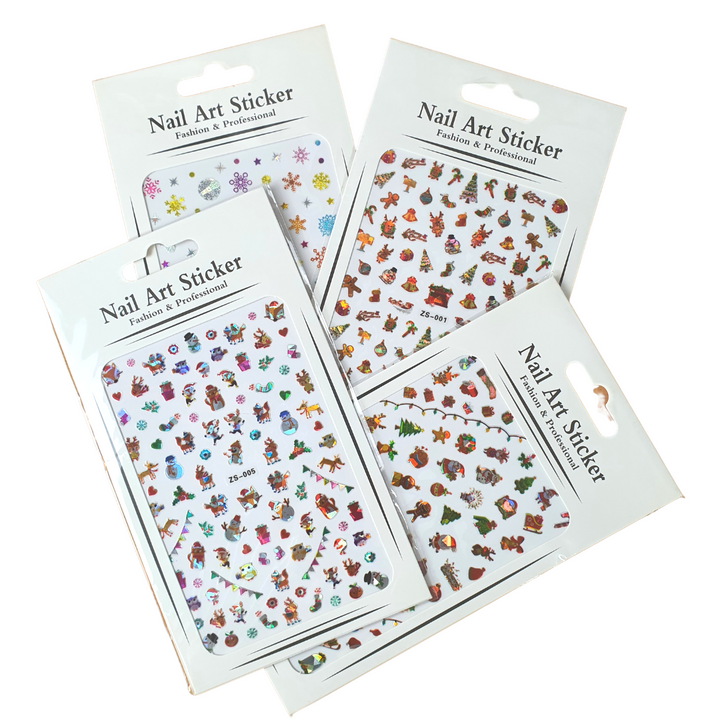 Christmas Sticker Nail Decals (ZS)