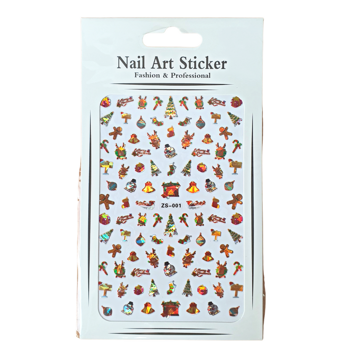 Christmas Sticker Nail Decals (ZS)